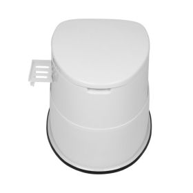 White Outdoor Toilet With Anti Slip Pad White Outdoor Toilet With Anti Slip Pad